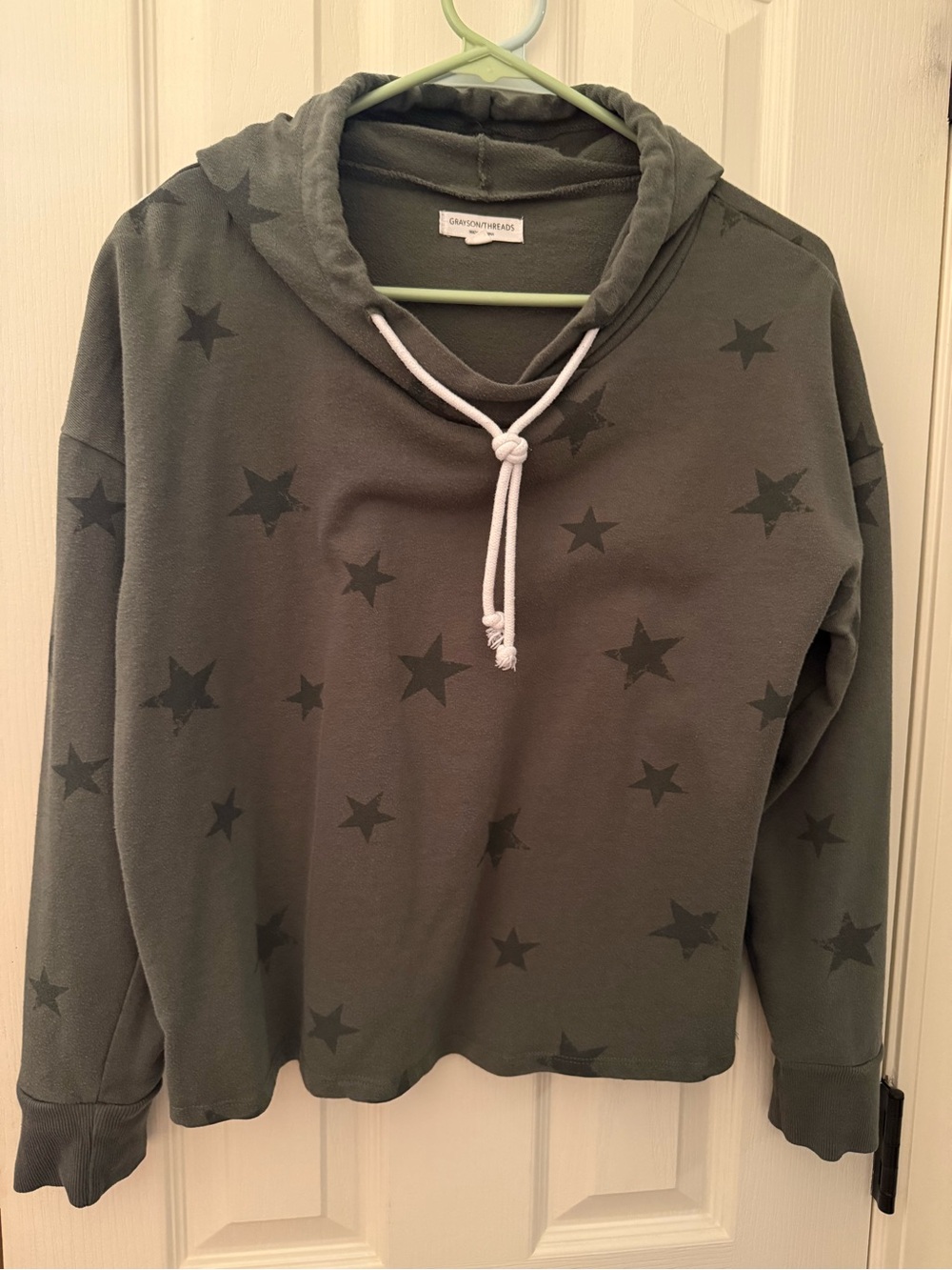 Grayson Threads Olive Green Hooded Sweatshirt